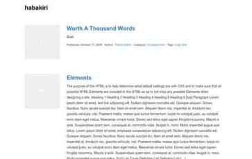 Habakiri (screenshot desktop)