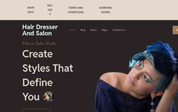 Hair Dresser and Salon (screenshot desktop)