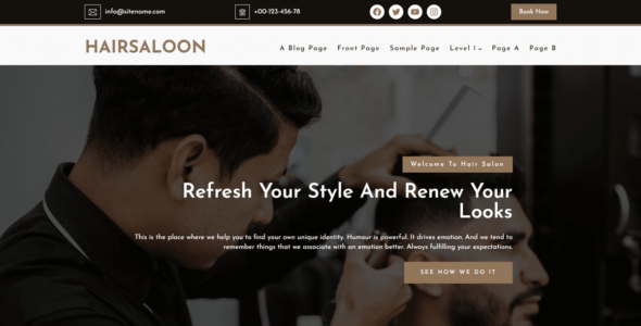 Hairsaloon (WordPress)
