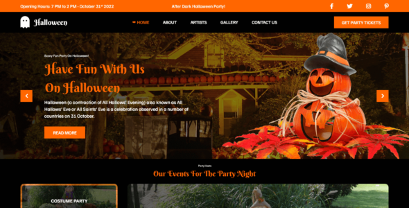 Halloween Party (VWThemes)