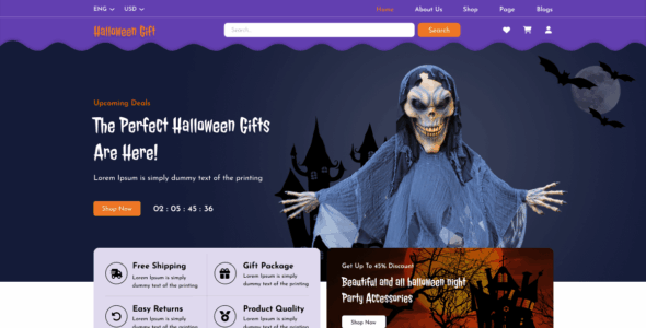 Halloween Store (WordPress)
