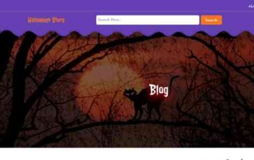 Halloween Store (screenshot desktop)