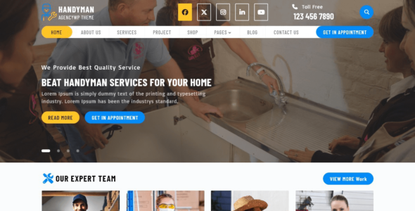 Handyman Agency (WordPress)