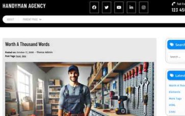 Handyman Agency (screenshot desktop)