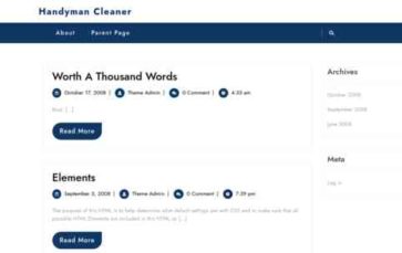Handyman Cleaner (screenshot desktop)