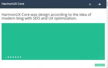 HarmonUX Core (screenshot desktop)