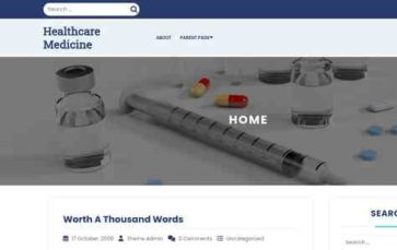 Healthcare Medicine (screenshot desktop)