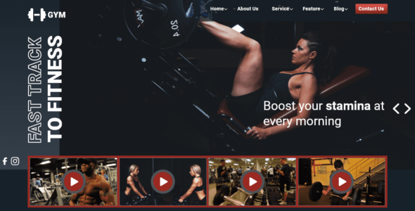 Healthy Fitness Gym (WordPress)