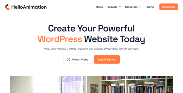 Hello Animation (WordPress)