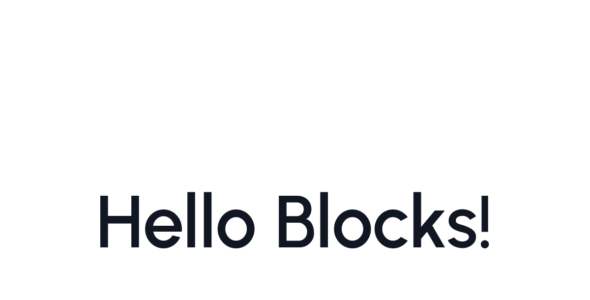 Hello Blocks (WordPress)