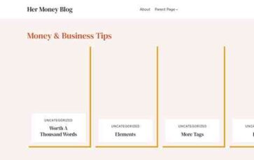Her Money Blog (screenshot desktop)