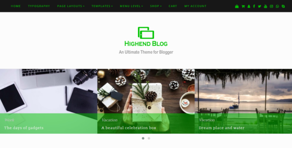 Highend Blog (WordPress)