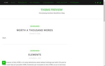 Highend Blog (screenshot desktop)
