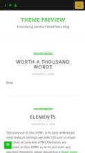 Highend Blog (screenshot mobile)