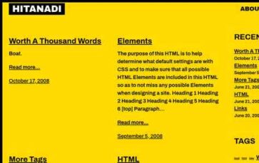 Hitanadi (screenshot desktop)