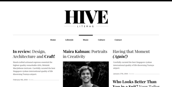 Hive Lite (WordPress)