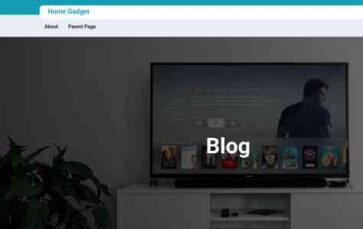 Home Gadget (screenshot desktop)