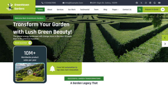 Home Gardening (WordPress)