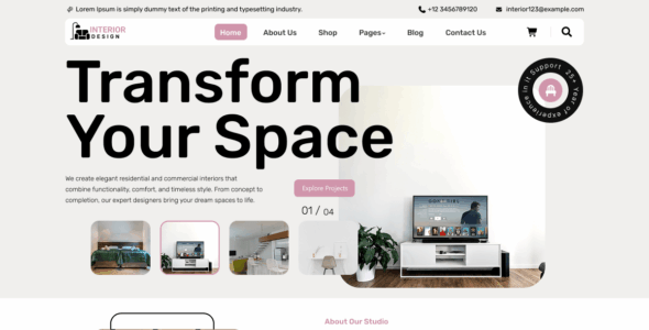 Home Interior Agency (WordPress)