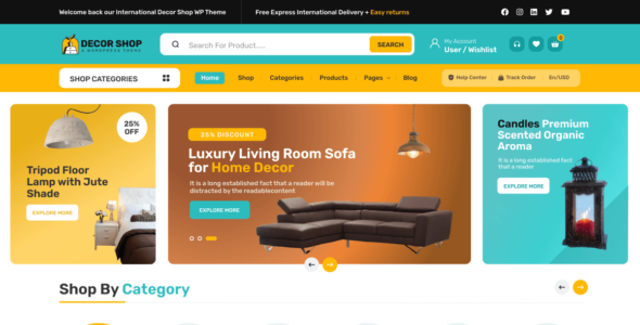 Home Interior Decor (WordPress)