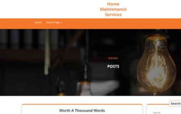 Home Maintenance Services (screenshot desktop)