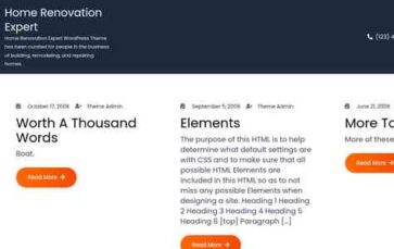 Home Renovation Expert (screenshot desktop)