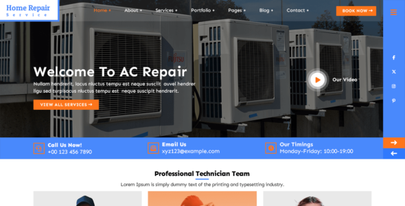 Home Repair Service (WordPress)