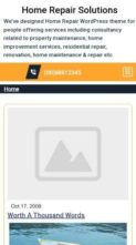 Home Repair Solutions (screenshot mobile)