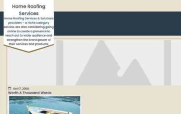 Home Roofing Services (screenshot desktop)