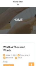 Home Tutor (screenshot mobile)