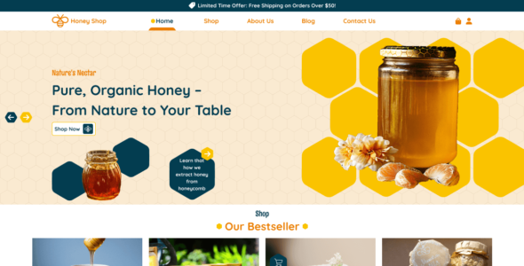 Honey Shop (WordPress)