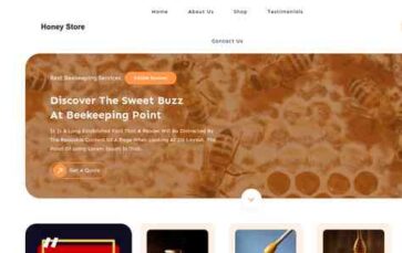 Honey Store (screenshot desktop)