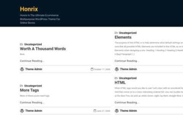 Honrix (screenshot desktop)