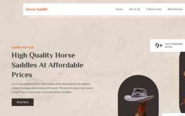 Horse Saddle (screenshot desktop)