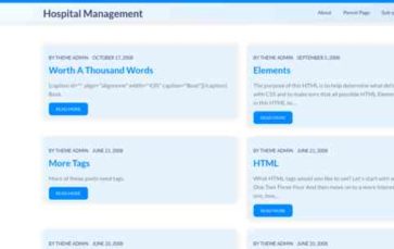Hospital Management (screenshot desktop)