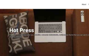 Hot Press (SEOS Themes) - (screenshot desktop)