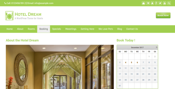 Hotel Dream (WordPress)