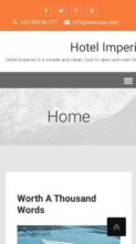 Screenshot Mobile Hotel Imperial (screenshot mobile)