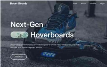 Hover Boards (screenshot desktop)