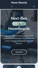 Hover Boards (screenshot mobile)