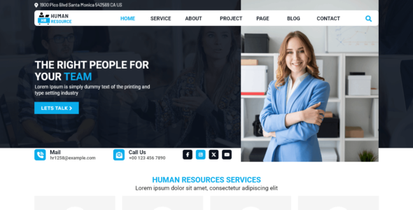 HR Management (WordPress)