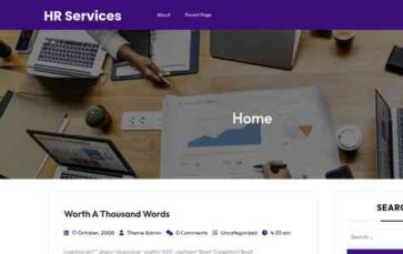 HR Services (screenshot desktop)