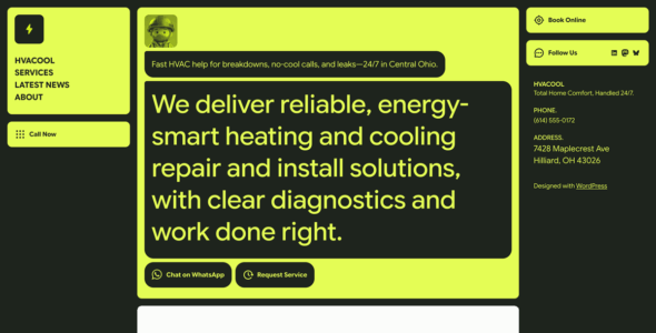 HVACool (WordPress)