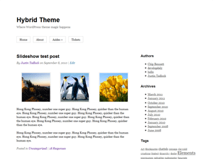 Hybrid (WordPress)