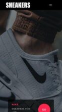 iConvert Sneakers (screenshot mobile)