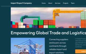 Import Export Company (screenshot desktop)