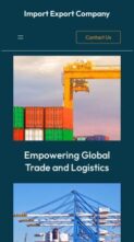 Import Export Company (screenshot mobile)
