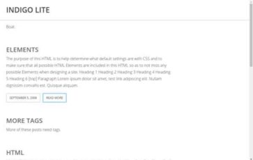 Indigo Lite (screenshot desktop)