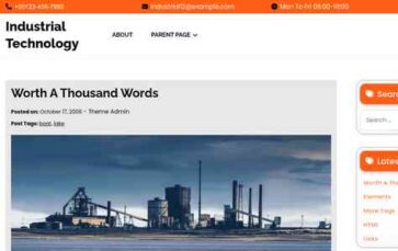 Industrial Technology (screenshot desktop)