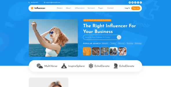 Influencer Marketing (WordPress)